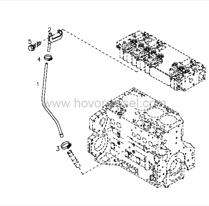 Запчасти двигателя Deutz TCD 2012 0429 1687 Кронштейн